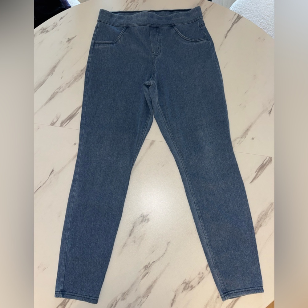 Classic Women's High-Rise Stretch Blue Jeans L